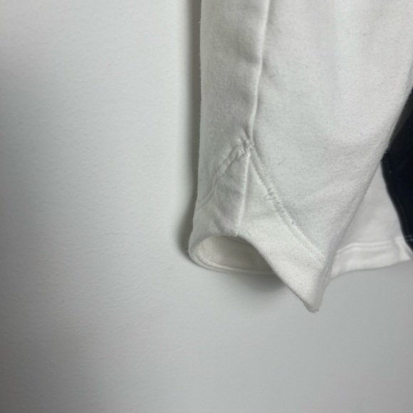 The North Face Women's Black White Colorblock Kangaroo Pocket Hooded Sweatshirt - Picture 7 of 10